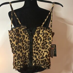 Leopard Top by LAMB Gwen Stefani’s Clothing Line BNWT Size 4